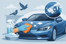 How to Remove Bird Droppings From Wraps Safely
